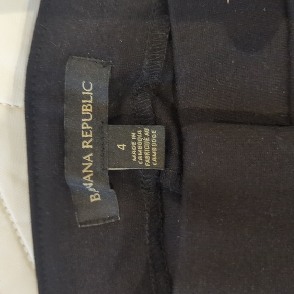 Sz 4 Banana Republic Women’s Mid Rise Straight Leg Pants - Picture 4 of 7